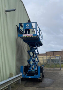 Repair being made by Able Cranes.